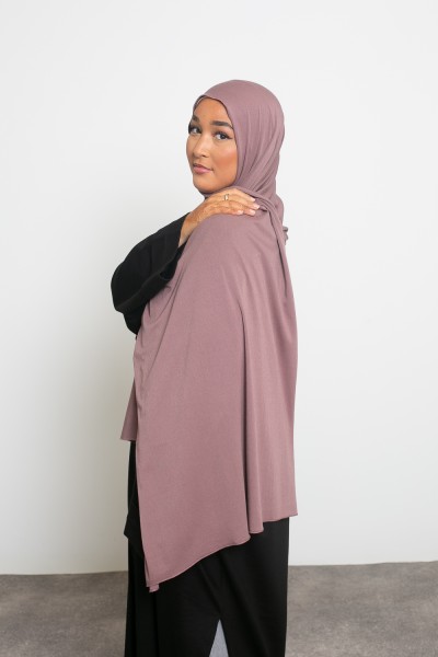Hijab jersey lux soft prune