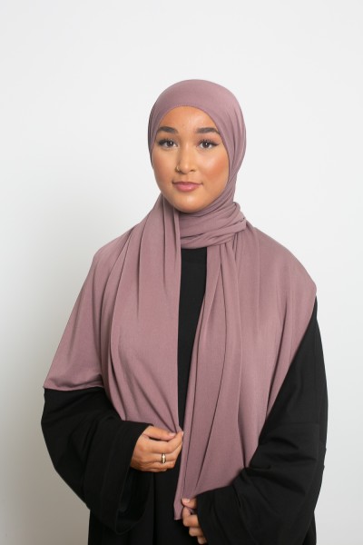 Hijab jersey lux soft prune