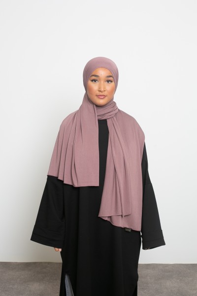 Hijab jersey lux soft prune