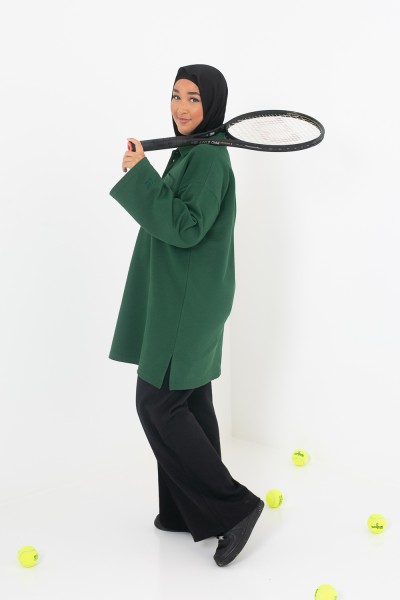 Maxi polo Salam green
