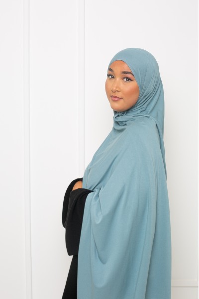 Hijab jersey lux soft Lagoon