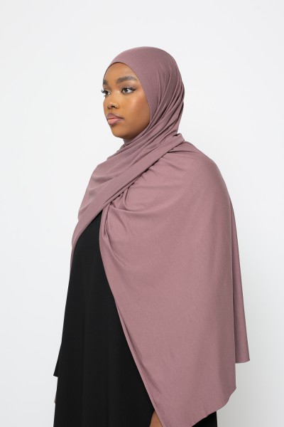 Hijab jersey lux soft prune