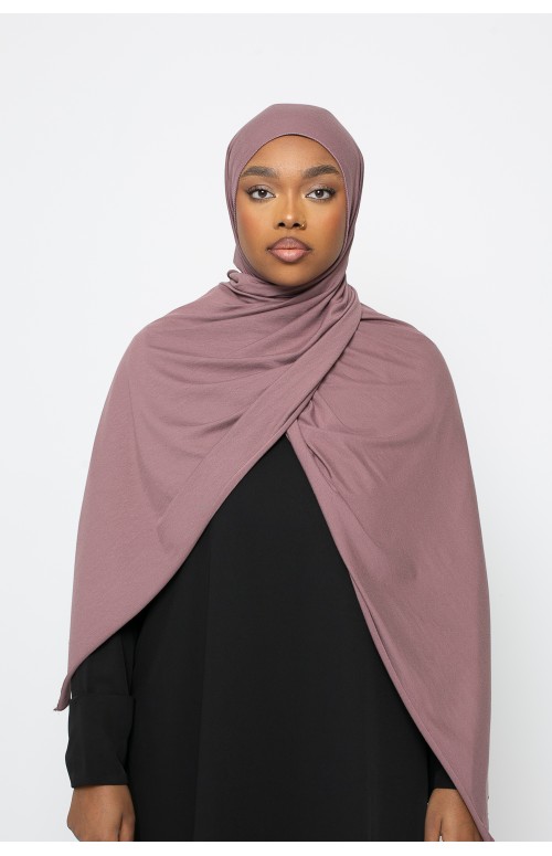 Hijab Jersey taupe rosé