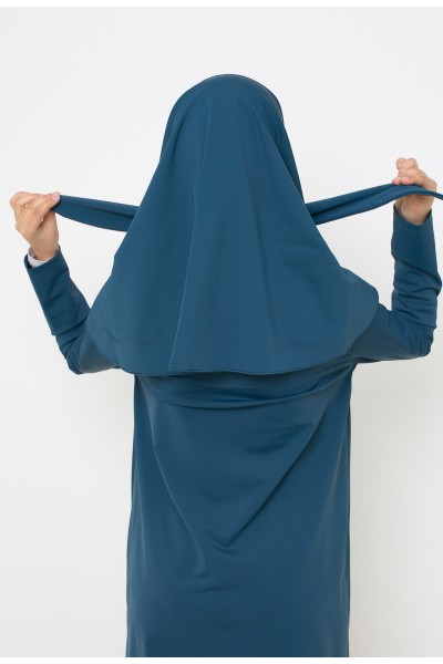Burkini palazzo azul petróleo
