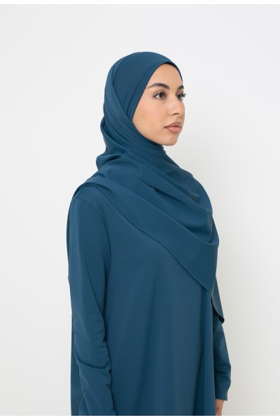 Burkini palazzo azul petróleo