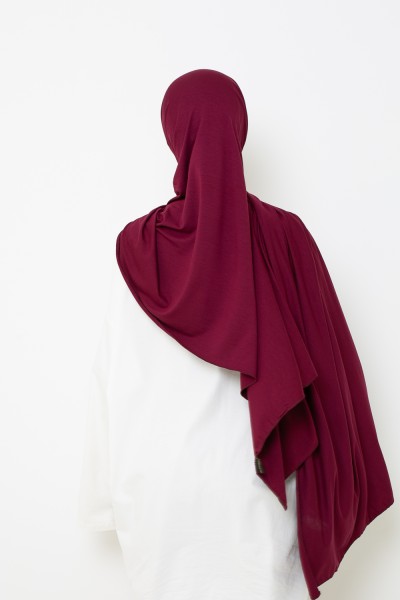Hijab jersey lux soft Cherry
