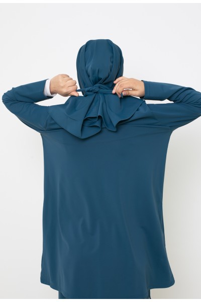 Hiyab burkini largo con aceite