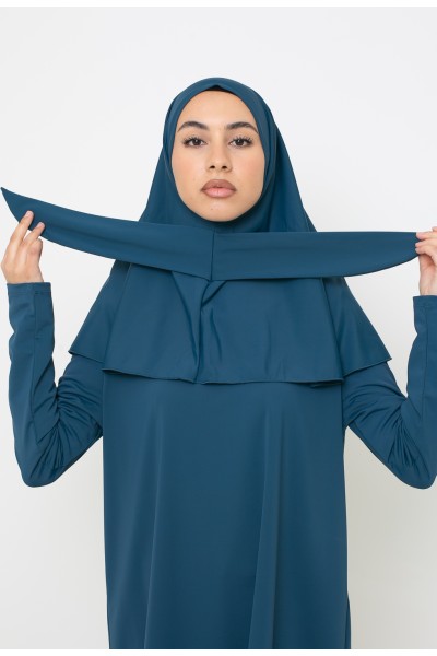Hiyab burkini largo con aceite