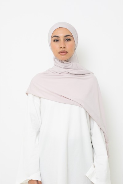 Premium ready-to-tie hijab Sandy jersey nude
