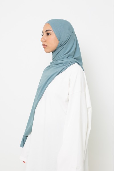 Hijab jersey lux soft Lagoon