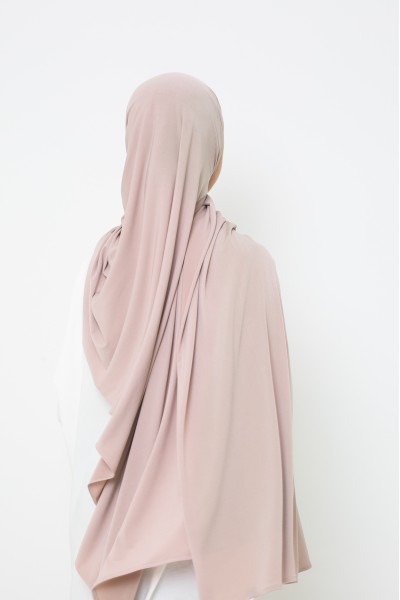 Hijab Jersey premium nude rosé