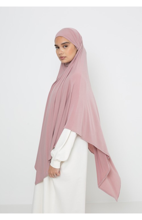 khimar jersey premium nude pink