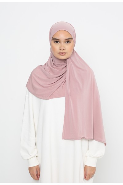 Jersey Hijab premium rosa
