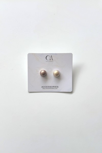 Set of 2 pearly magnetic clips