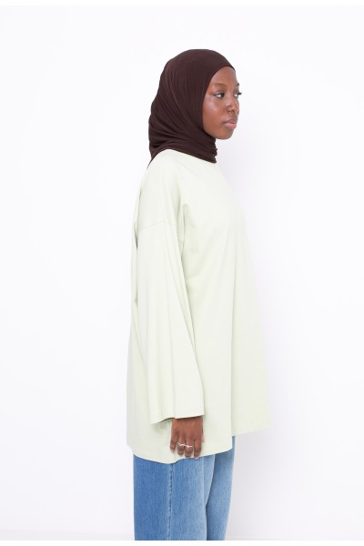Maxi t-shirt matcha