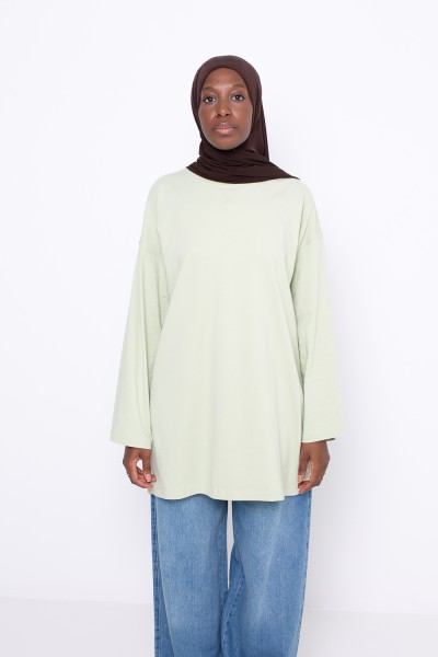 Maxi t-shirt matcha