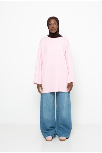 Maxi t-shirt pink