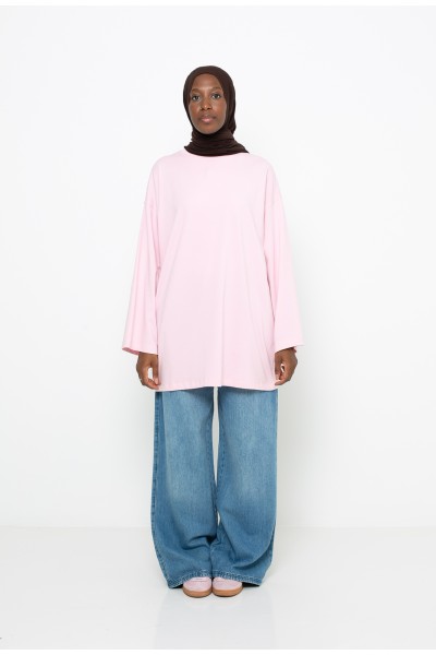 Maxi t-shirt pink