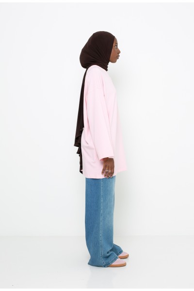 Maxi t-shirt pink