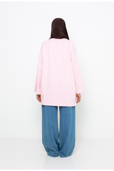 Maxi t-shirt pink