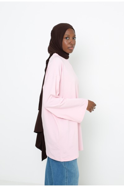 Maxi t-shirt pink