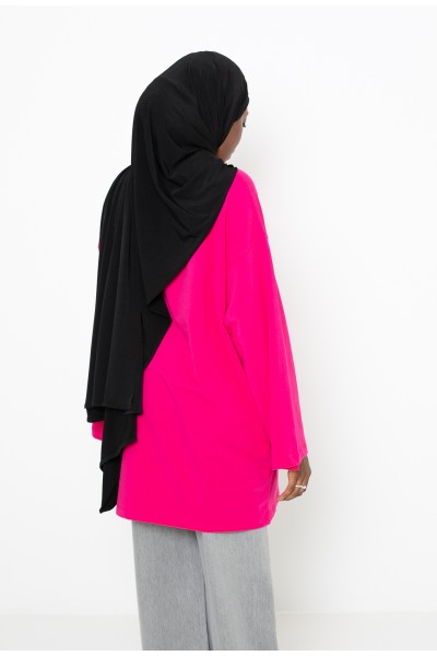 Maxi fuchsia t-shirt