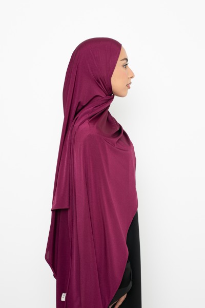 Hijab jersey satin berries