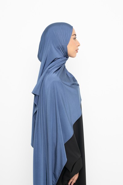 Ocean satin jersey hijab