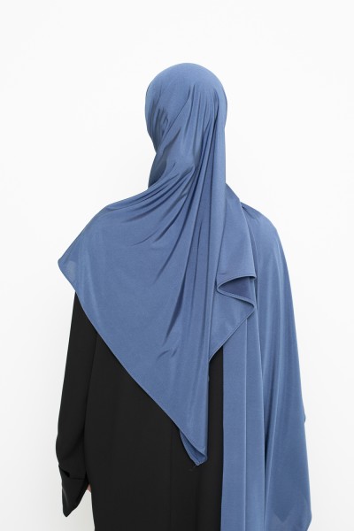 Ocean satin jersey hijab