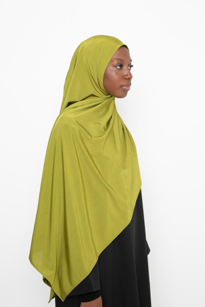 Kiwi satin jersey hijab