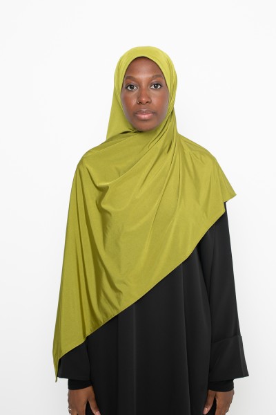 Kiwi satin jersey hijab