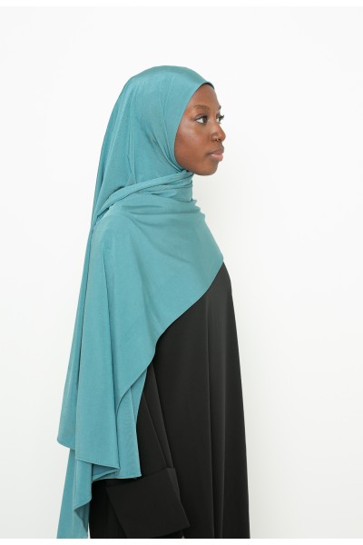 Lagoon satin jersey hijab