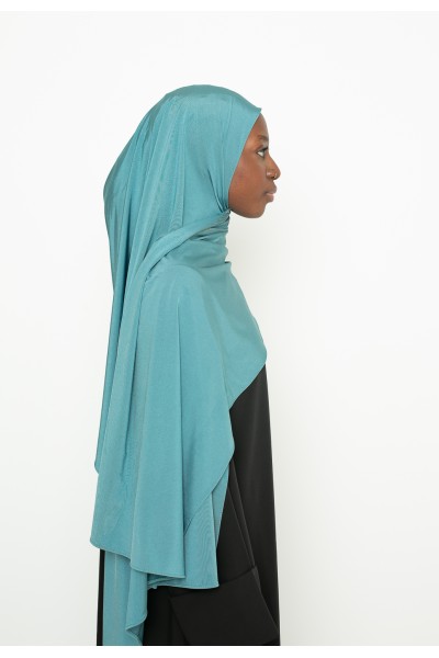 Lagoon satin jersey hijab
