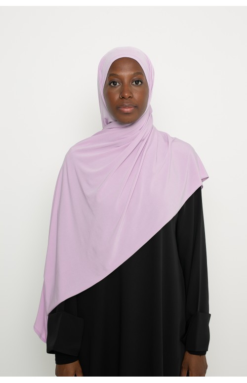 Hijab Jersey premium lilas