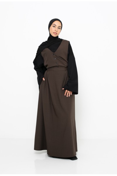Kyoto brown dress