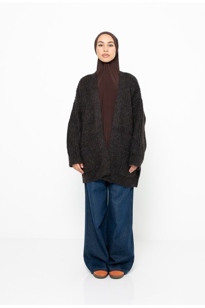 Gilet Moscou brown
