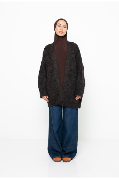 Gilet Moscou brown