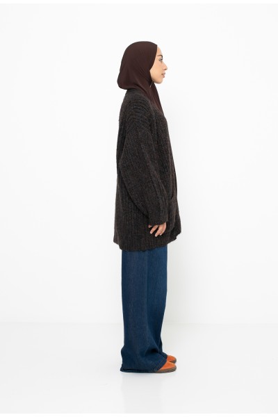Gilet Moscou brown