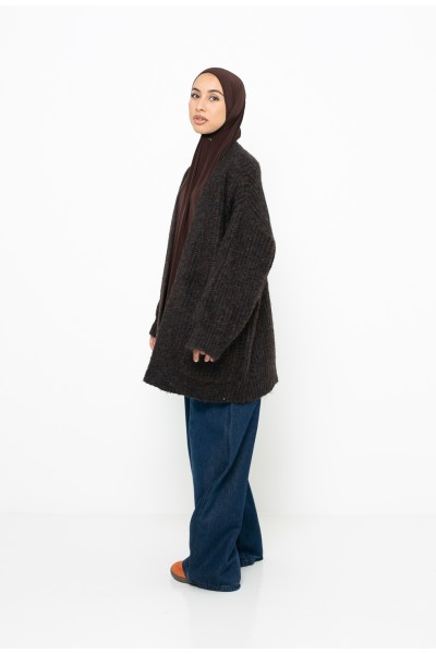 Gilet Moscou brown
