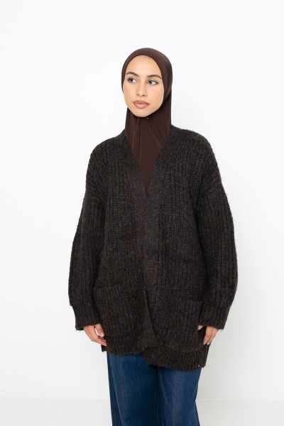 Gilet Moscou brown