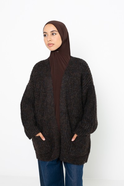 Gilet Moscou brown