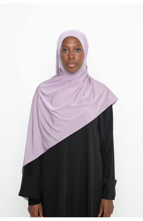 hijab jersey satin lila