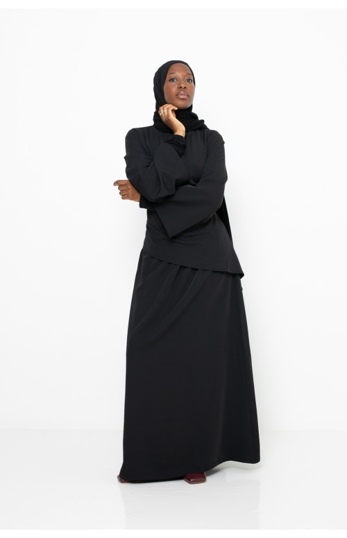 ensemble asymétrique noir