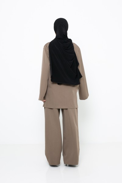 Conjunto marrón de la ciudad de París