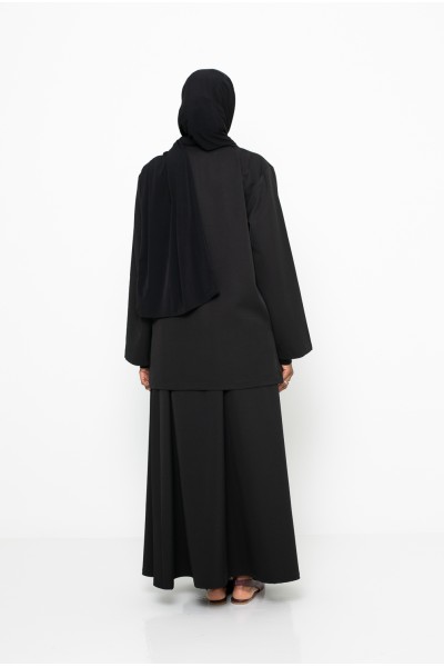 Paris city black skirt