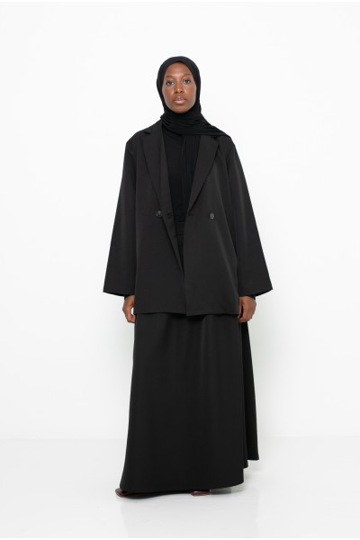 Paris city black skirt