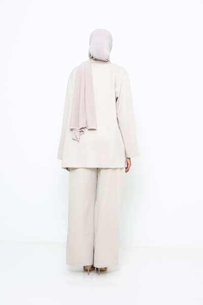 Paris city ensemble in gray