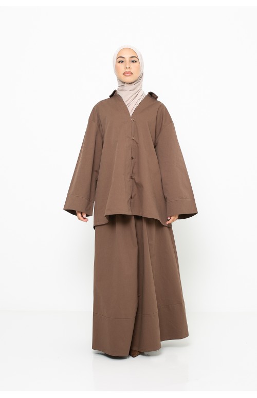 chemise oversize en coton