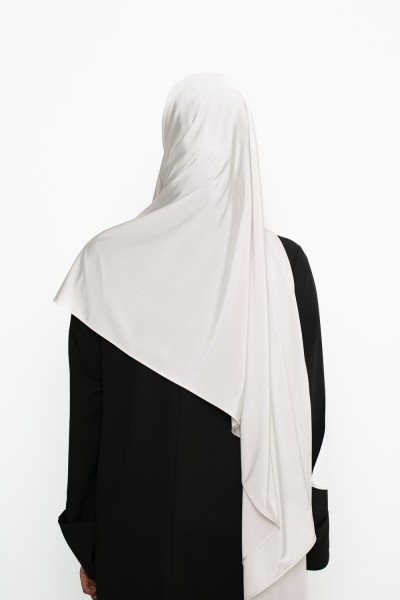 Pearl satin jersey hijab