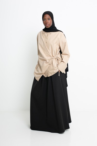 Camisa beige de Milán